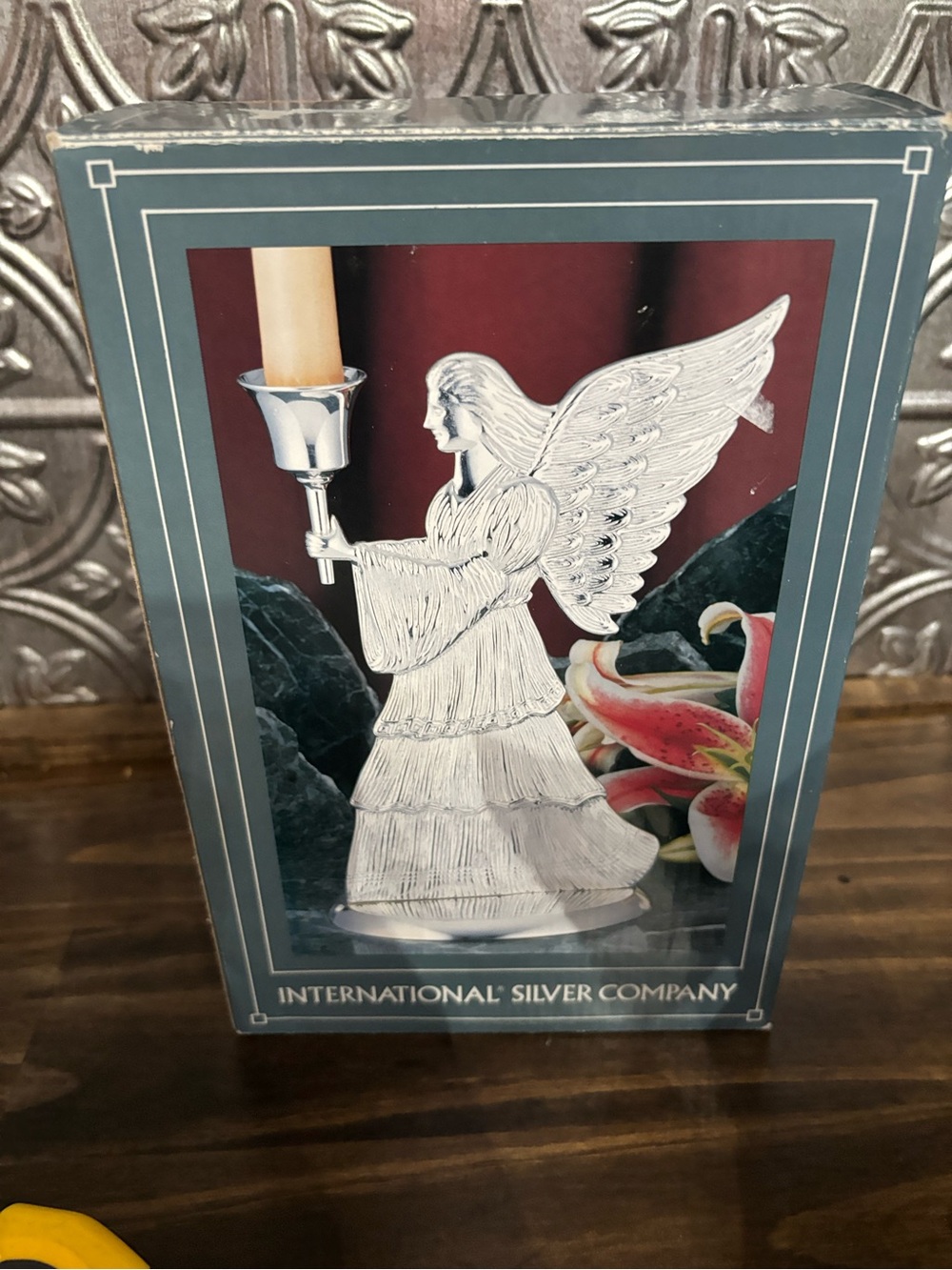 International Silver Company Silver Angel Candle Holder - Silver